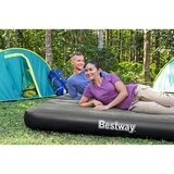 Bestway Napihljiva postelja 3 v 1 črna in siva 188x99x25 cm | Shoptok.si