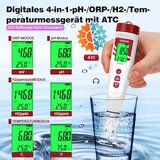 GIDIGI digitalni tester vode H2/pH/ORP/ temperatura z ATC | Shoptok.si