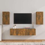  4-dijelni set TV ormarića boja dimljenog hrasta drveni | shoptok.hr