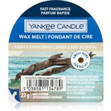 Yankee Candle Amber & Sandalwood vosek za aroma lučko 22 g | Shoptok.si