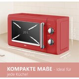 SILVA Schneider MW-R 25.3 Retro Mikrovalna pecnica crvena 20 litara | shoptok.hr