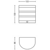 Philips LED zidna lampa Calgary inox 1x3W SELV | Eponuda.com