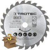 Trotec Set listova kružne pile Ø 150 mm (24 zuba), 3-dijelni; za drvo | Eponuda.ba