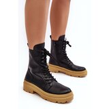 Boto Women's Workery Boots Eco Leather Black Irande | Shoptok.si