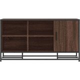 vidaXL Klupa za cipele smeđi hrast Konstruirano drvo i metal | shoptok.hr