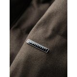 Ombre Men's lightweight jacket with hood and mesh lining - olive Cijene