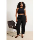Trendyol Ženske pantalone TBBSS26AR00005, Crne Cene