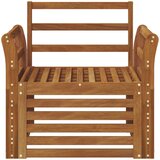  Set vanjskih sofa Čvrsto drvo akacije Smeđa 75,5 x 63 x 73 cm | shoptok.hr
