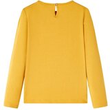  Dječja majica dugih rukava oker 116 | shoptok.hr