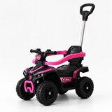  Kvad guralica za decu sa ručkom 2u1 ATV- Roze Cene