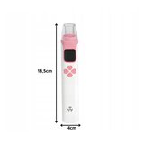  Električni aku. 400mAh nosni aspirator za otroke USB 4 šobe roza | Shoptok.si