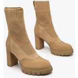 Resti Women's camel-colored Flexi Booties | ePonuda.com