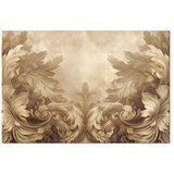  Slika - Carved Baroque Ornaments Rich Composition in Sepia Colors 120x80 Akustična | shoptok.hr