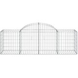  Lučne gabionske košare 25 kom 200x50x60/80 cm pocinčano željezo | shoptok.hr