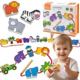 Viga drveni konac isprepleteni blokovi safari zoo | shoptok.hr