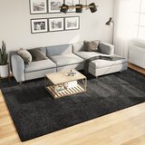 vidaXL Čupavi moderni tepih s visokim vlaknima antracit 240 x 340 cm Cijene