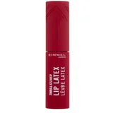Rimmel London Thrill Seeker Lip Latex sjajni tekuća ruž za usne 6 ml nijansa 400 Rimmel Red