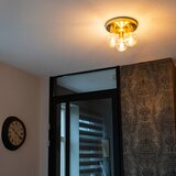 QAZQA Art deco stropna svetilka zlata - Objekt 3 Cene