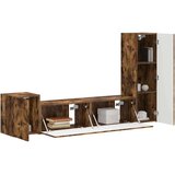  Komplet TV omaric 4 pcs Dimljeni oreh Konstruiran les - - Rjava - 61.6 - 30 x 31 x 100 cm - 2025-vidaXL-Uvoz_2 | Shoptok.si
