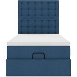  Otomanski okvir kreveta s madraca plavi 90x190cm od tkanine | shoptok.hr