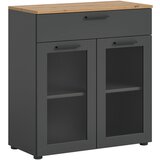 MID.YOU KOMODA, siva, hrast artisan | Shoptok.si