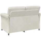SOFA za dvije osobe Krem 138 x 83 x 95 cm Baršun | shoptok.hr