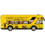 YELLOW City Bus With Friction Drive 1:18 | shoptok.hr