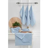 light blue light blue kitchen towel set (10 pieces)