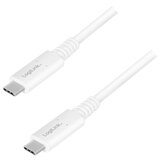 Logilink USB 4 Gen 3x2 Type C cable, C/M na USB - C/M, E mark, PD, 8K, bela ( 5832 ) | ePonuda.com