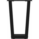  Noge za klub stolić V-oblika 2 kom Crne 28 x (42-43,3) cm Čelik | shoptok.hr