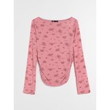 Sinsay Bluza s uzorkom i ukrasnim naborima | shoptok.hr