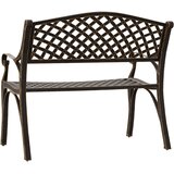  Vrtna klupa 102 cm od lijevanog aluminija brončana | Eponuda.com