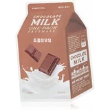 A_PIEU One-Pack Milk Mask Chocolate njegujuća sheet maska 21 g