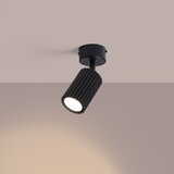Sollux Stropna svetilka KARBON 1 črna, (5000284993) | Shoptok.si