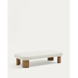 Kave Home Vrtna klubska mizica z betonsko mizno ploščo 70x140 cm Labra – | Shoptok.si