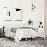  Okvir za krevet boja hrasta 140x190cm konstruirano drvo i metal | shoptok.hr