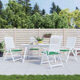  Jastuci za vrtne stolice 4 kom zeleni 40 x 40 x 4 cm od tkanine | shoptok.hr