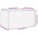  Vrtna sadilica 90x60x45,5 cm od impregnirane borovine | shoptok.hr