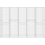  Gabionski zid s poklopcem od pocinčanog čelika 300x50x200 cm | shoptok.hr