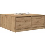  Stol za kavu s ladicama artisan hrast 100x100x40 cm | shoptok.hr
