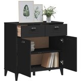  Komoda VIKEN antracit siva 80 x 40 x 80 cm konstruirano drvo | shoptok.hr