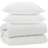  Duvet s jastucima s jastukom 3 kom. Bijela Mikrovlakna 240 x 260 cm,60 x 60 cm | Shoptok.si