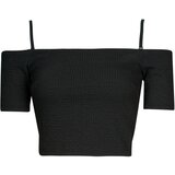 Guess Topi & Bluze SS FRANCE TOP Črna | Shoptok.si