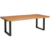 Ambia Garden VRTNA MIZA les, kovina barva tikovine | Shoptok.si