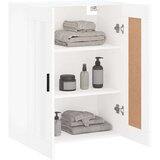vidaXL Stenska omarica bela 69,5x34x90 cm inženirski les | Shoptok.si