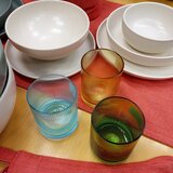 LIVELLARA Kozarec za vodo, sok Rigatino green / 300ml / zelen / steklo, (5000255107) | Shoptok.si