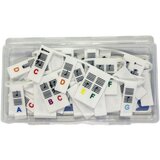 INF Nalepke za tipke klavirja iz silikona, 88 tipk MultiColor, (21778599) | Shoptok.si