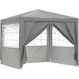  za zabave Svijetlo siva 250 x 250 x 240 cm PE i čelik | Eponuda.com