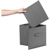 Compactor Tamno siva plastična kutija za pohranu 31x31x31 cm &amp;ndash; Slike