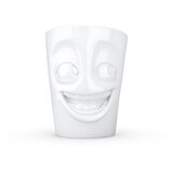 58products Bela skodelica z ročajem iz porcelana, prostornina 350 ml Cene